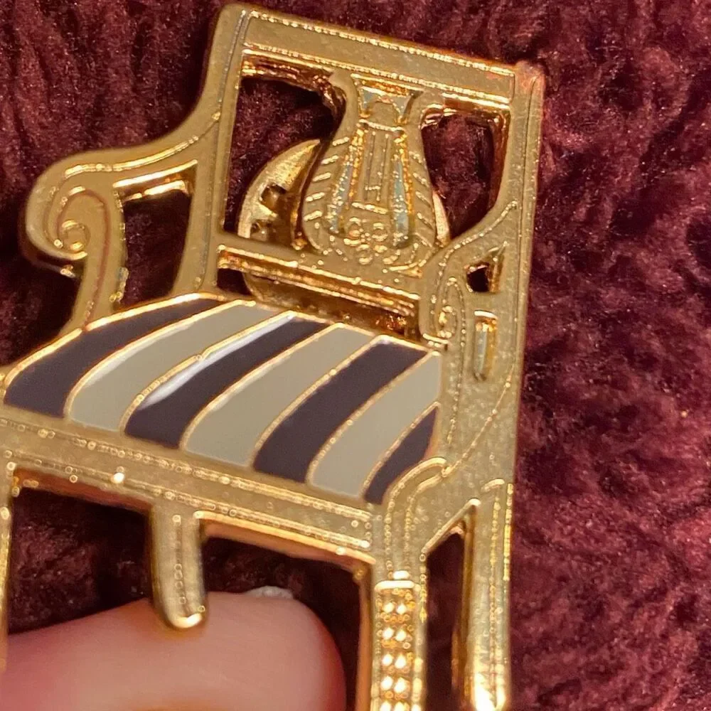 Thomasville NC Enamel Chair Anniversary Pin
